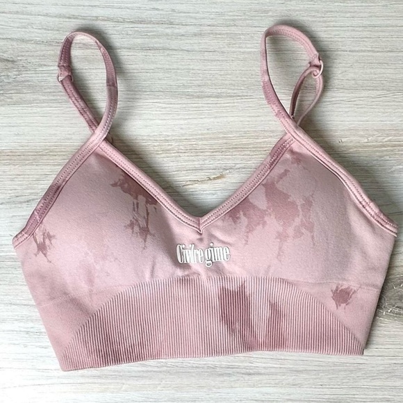 BNWT: Sold Out Limited Release- Civil Regime Seamless Pink Sports Bra - Picture 5 of 6